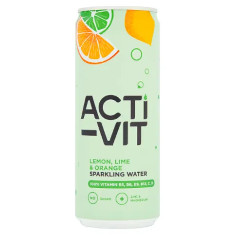 Acti-Vit Lemon, Lime & Orange Sparkling Water 330ml