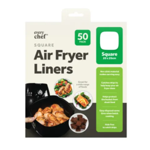 Air Fryer Sheets Square 50 Pack