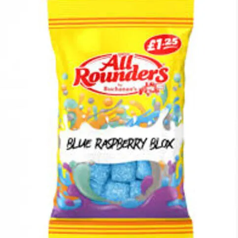 All Rounders Blue Raspberry Bon Bons 110g