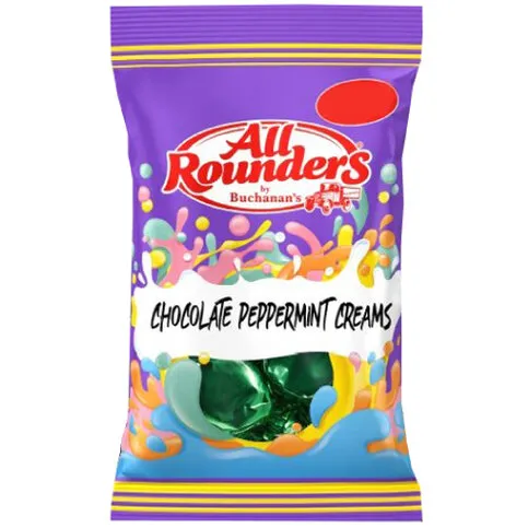 All Rounders Chocolate Peppermint Creams 90g