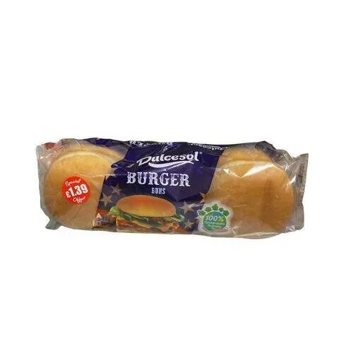 Dulcesol Burger Buns 6 Pack