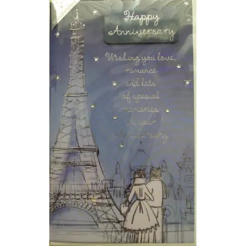 Luxury Wife Anniversary Card