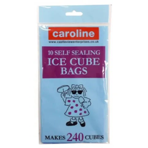 Caroline Self Sealing Ice Cube Bags 10 Pack