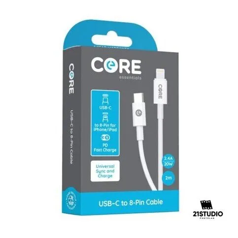 CORE USB 8PIN TO C CABLE 2M