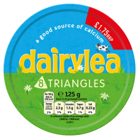 Dairylea Triangles 8 x 15.63g