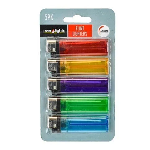 Ever Lights Flint Lighters 5pk
