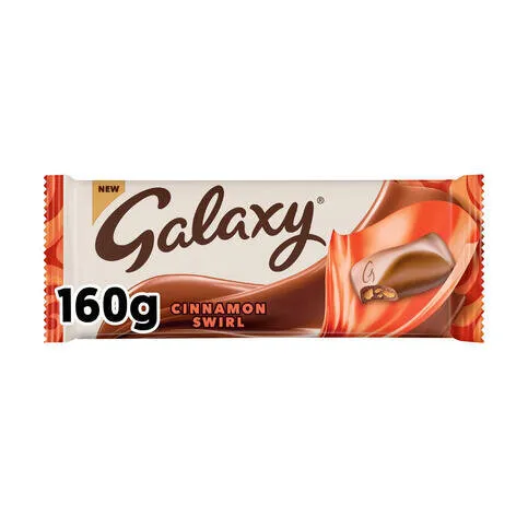 Galaxy Cinnamon Swirl Block 160g