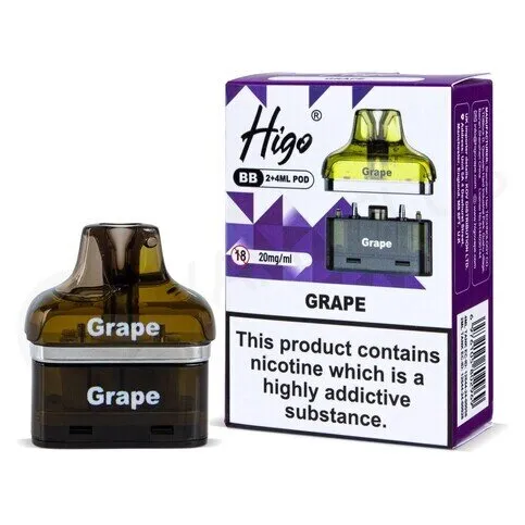 Higo BB4000 Grape  Pod 20mg