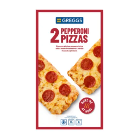 Greggs 2 Pepperoni Pizza 337g