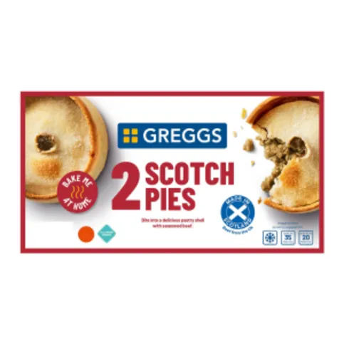 Greggs 2 Scotch Pies 282g