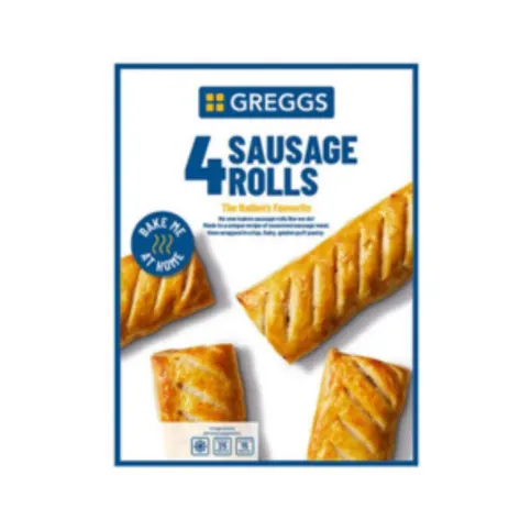 Greggs 4 Sausage Rolls 427g