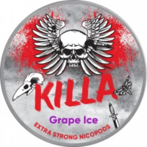 Killa Grape Ice Nicotine Pouches 16mg