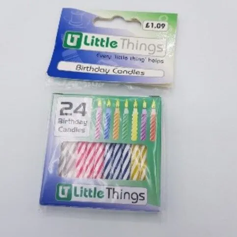 Little Things Birthday Candles