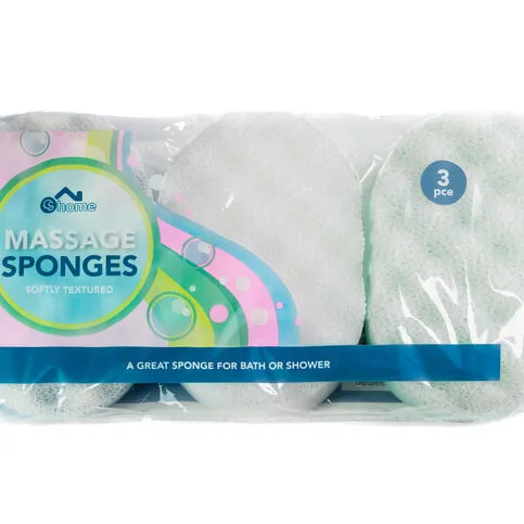 MASSAGE SPONGE 3PK