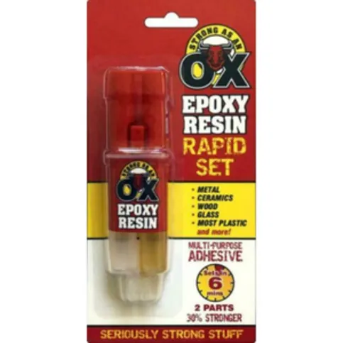 Ox Epoxy Resin Glue Extra Strong Adhesive Super Bond Hardener 2 Part Fast Drying