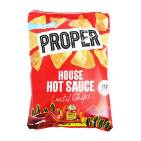 Proper Chips Hot Sauce Lentil 1.25 50g