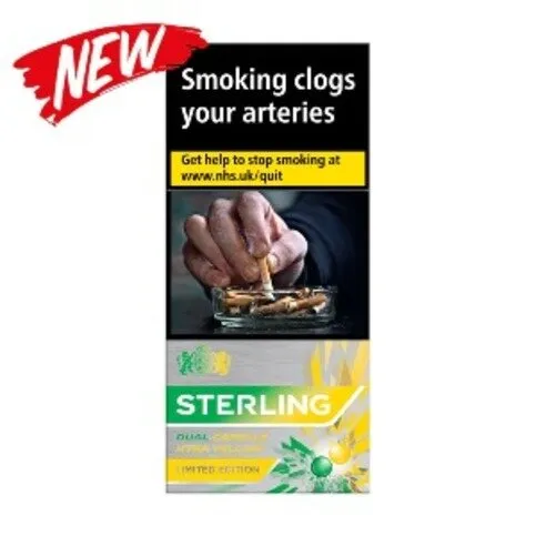 Sterling Dual Capsule Leaf Wrapped Xtra Yellow 10s