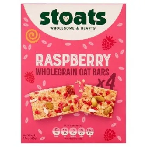 Stoats Rasp Honey Bar 3pk 42g