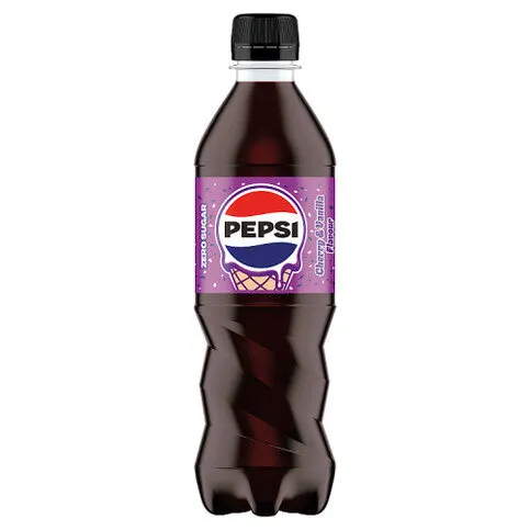 Pepsi Zero Sugar Cherry & Vanilla Flavour 500ml
