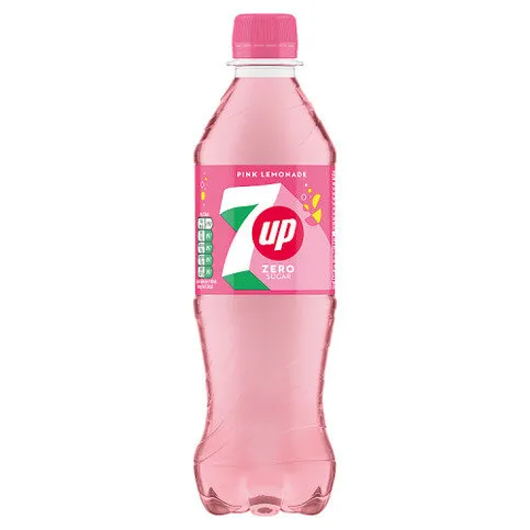 7UP Zero Sugar Pink Lemonade 500ml