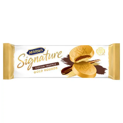 McVitie's Signature Cocoa Truffle Gold Rounds 109g