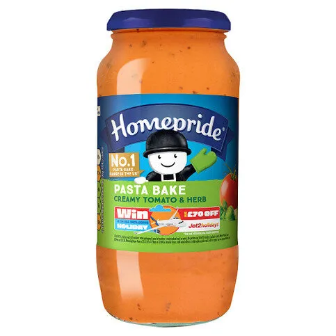 Homepride Pasta Bake Creamy Tomato & Herb 485g
