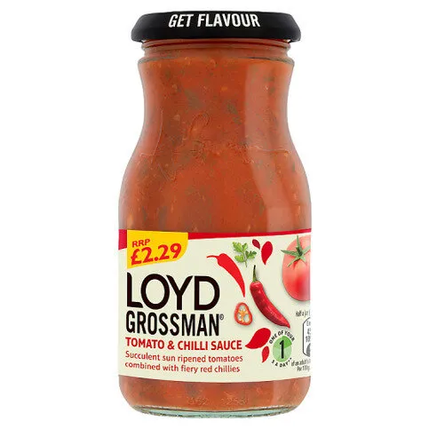 Loyd Grossman Tomato & Chilli Sauce 350g