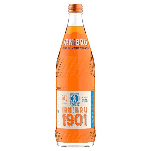 Irn Bru 1901 Soft Drink Glass Bottle 750ml