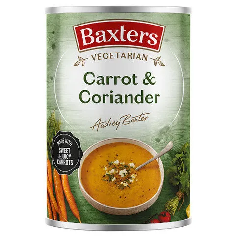 Baxters Vegetarian Carrot & Coriander 400g