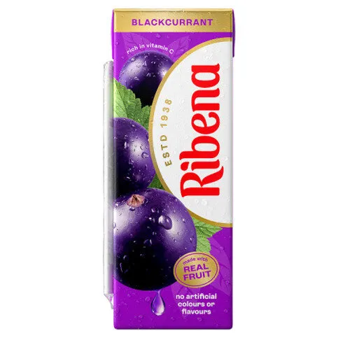 Ribena Blackcurrant Juice Drink Carton 250ml