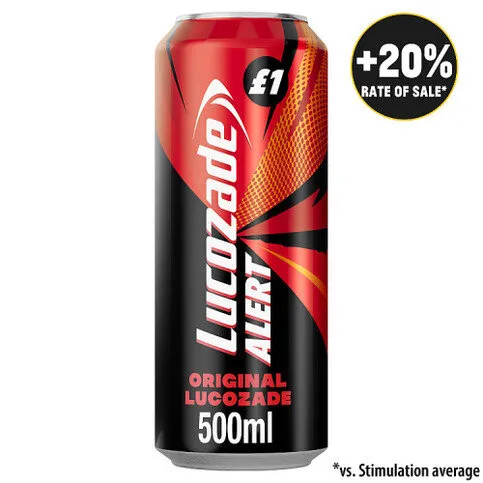 Lucozade Alert Original Energy Drink 500ml