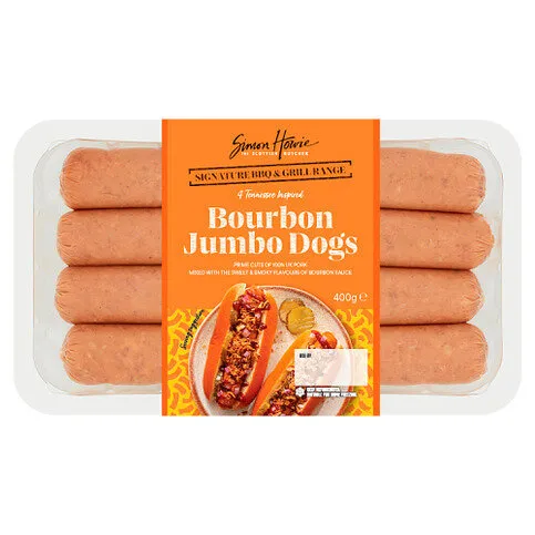 Simon Howie 4 Bourbon Jumbo Dogs 400g