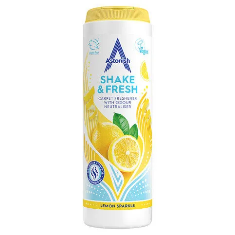 Astonish Lemon Sparkle Carpet Freshener with Odour Neutraliser 350g