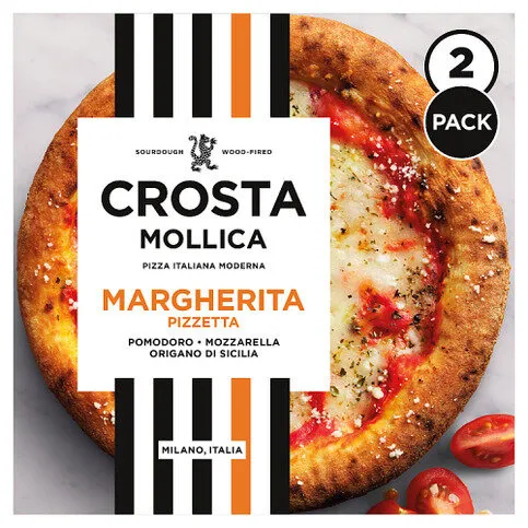Crosta Mollica Margherita Sourdough Pizzetta 2 x 218g (436g)
