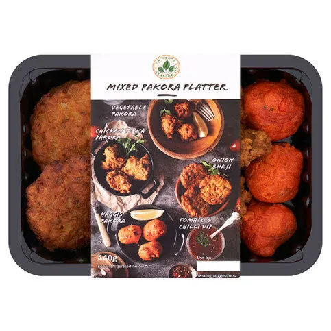 PK Foods Mixed Pakora Platter 440g