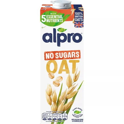 Alpro Oat No Sugar Long Life Dairy Free Drink 1L