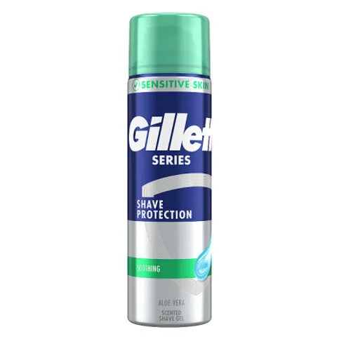 Gillette Series Soothing Shave Gel with Aloe Vera, 200ml