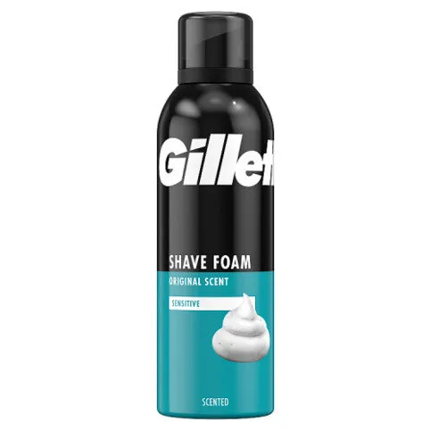 Gillette Classic Sensitive Shave Foam, For Sensitive Skin 200ml
