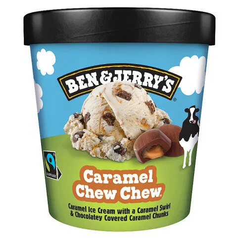 Ben & Jerry's Caramel Chew-Chew Ice Cream 465ml