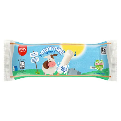 Heartbrand Mini Milk Ice Cream Lolly Vanilla 35 ml 