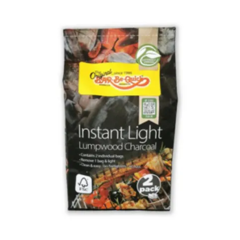 Bar-Be-Quick Charcoal Instant Light 2 pack 2kg