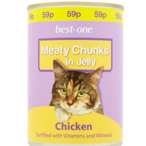 Best One Meaty Chunks In Jelly Cat 400g