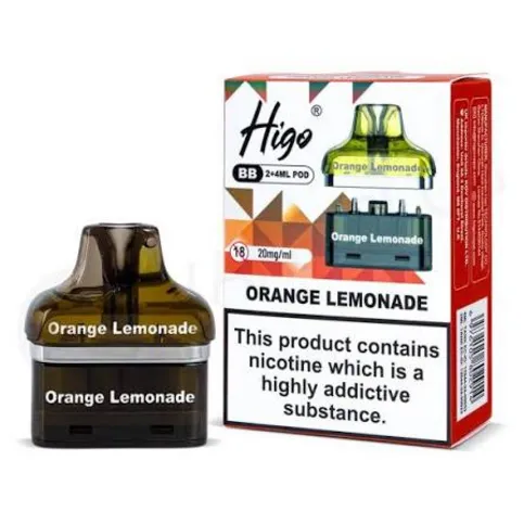 Higo BB 4000 Refill Pods Orange Lemonade 20mg