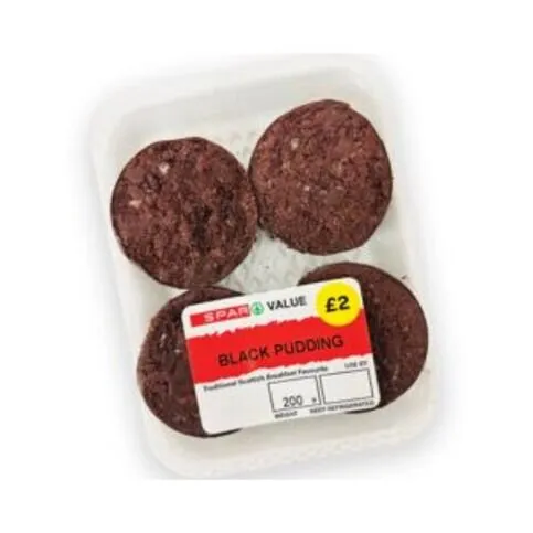 Spar Extra Value Black Pudding 4 Slices