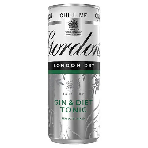 Gordon's Gin & Diet Tonic 5% vol 250ml