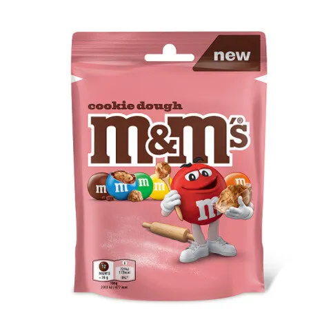 M&M'S Cookie Dough Milk Chocolate Bag 102g
